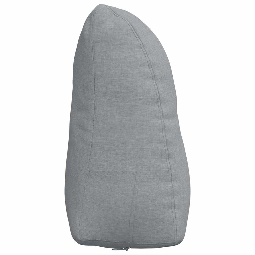 vidaXL Back Cushion Light Grey 45 x 24 x 50 cm Fabric