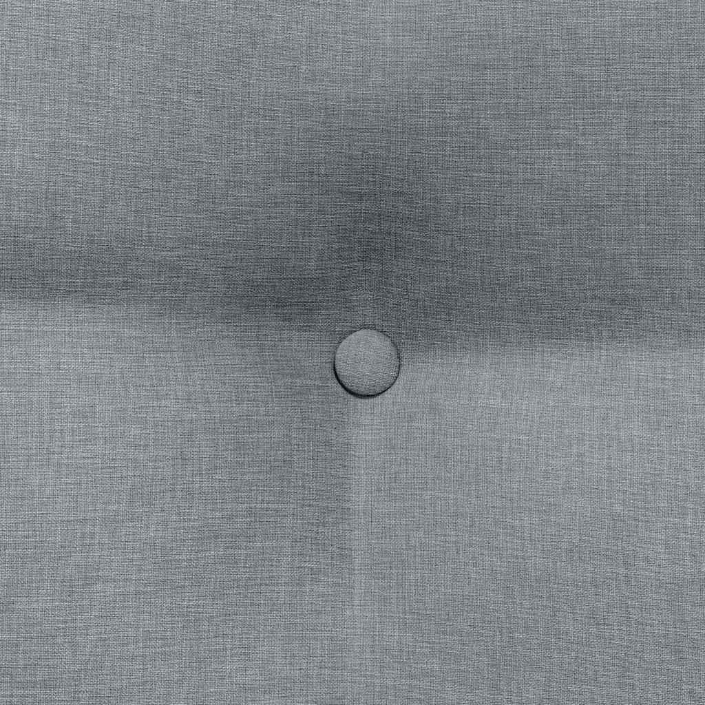 vidaXL Back Cushion Light Grey 45 x 24 x 50 cm Fabric