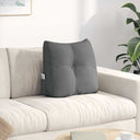 vidaXL Back Cushion Light Grey 45 x 24 x 50 cm Fabric