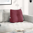 vidaXL Back Cushion Light Grey 45 x 24 x 50 cm Fabric