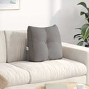 vidaXL Back Cushion Light Grey 45 x 24 x 50 cm Fabric