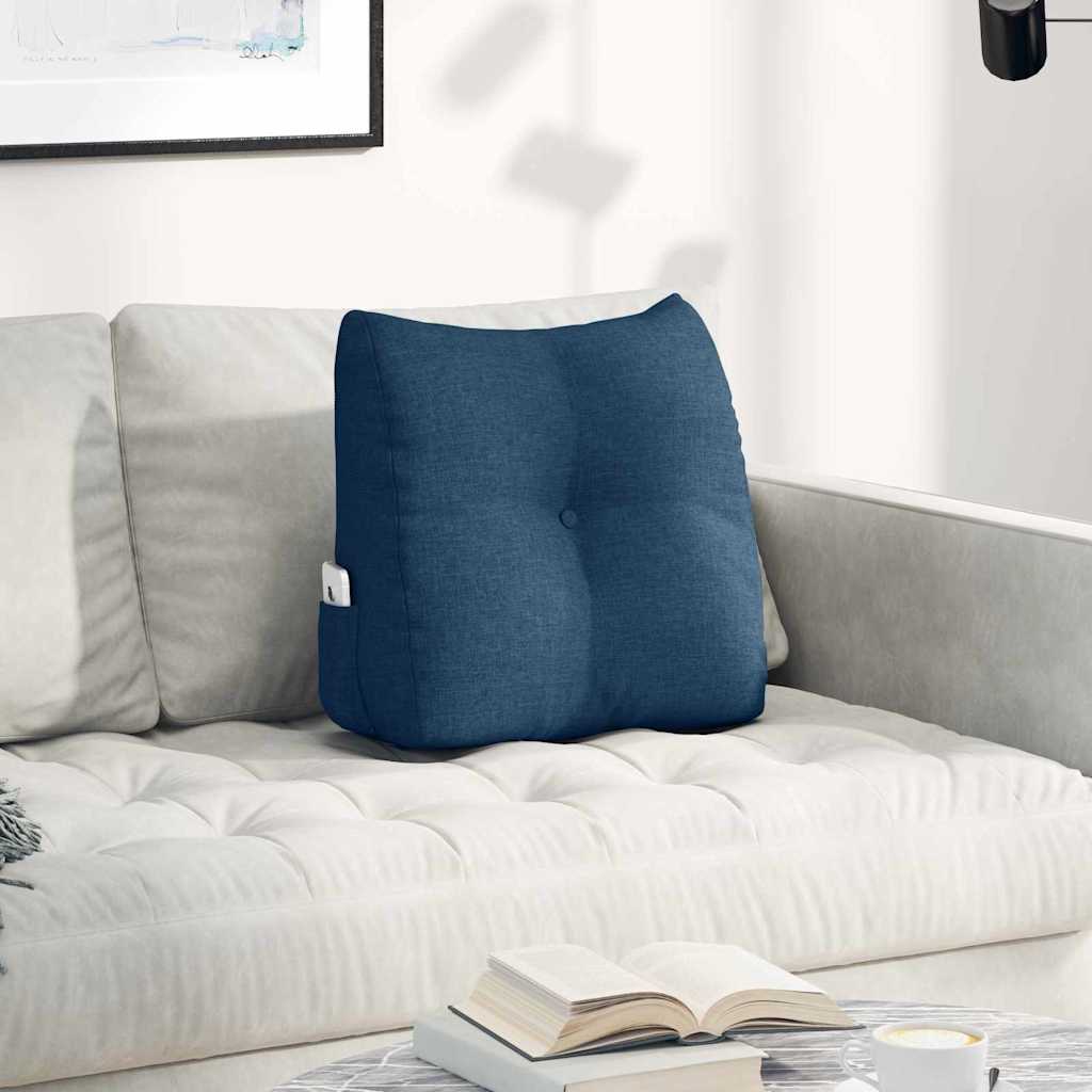 vidaXL Back Cushion Light Grey 45 x 24 x 50 cm Fabric