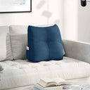 vidaXL Back Cushion Light Grey 45 x 24 x 50 cm Fabric