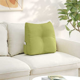 vidaXL Back Cushion Light Grey 45 x 24 x 50 cm Fabric