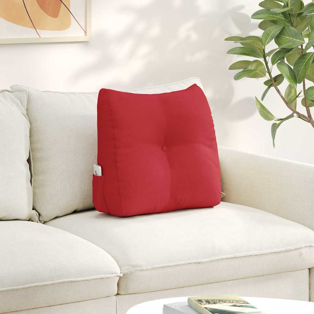vidaXL Back Cushion Light Grey 45 x 24 x 50 cm Fabric