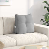 vidaXL Back Cushion Light Grey 45 x 24 x 50 cm Fabric
