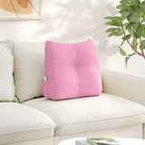 vidaXL Back Cushion Light Grey 45 x 24 x 50 cm Fabric