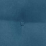 vidaXL Rugkussen Blauw 45 x 24 x 50 cm Fluweel