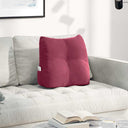 vidaXL Rugkussen Blauw 45 x 24 x 50 cm Fluweel