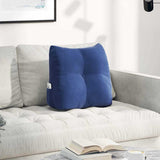 vidaXL Rugkussen Blauw 45 x 24 x 50 cm Fluweel