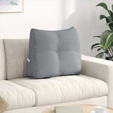 vidaXL Back Cushion Light Grey 45 x 24 x 50 cm Fabric