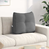 vidaXL Back Cushion Light Grey 45 x 24 x 50 cm Fabric