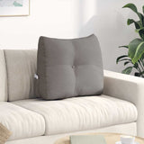vidaXL Back Cushion Light Grey 45 x 24 x 50 cm Fabric