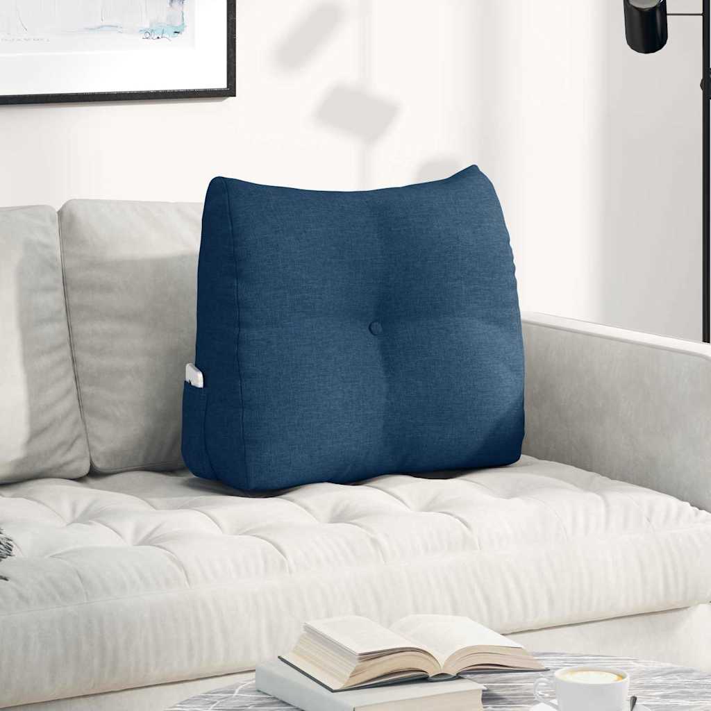 vidaXL Back Cushion Light Grey 45 x 24 x 50 cm Fabric