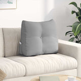 vidaXL Back Cushion Light Grey 45 x 24 x 50 cm Fabric