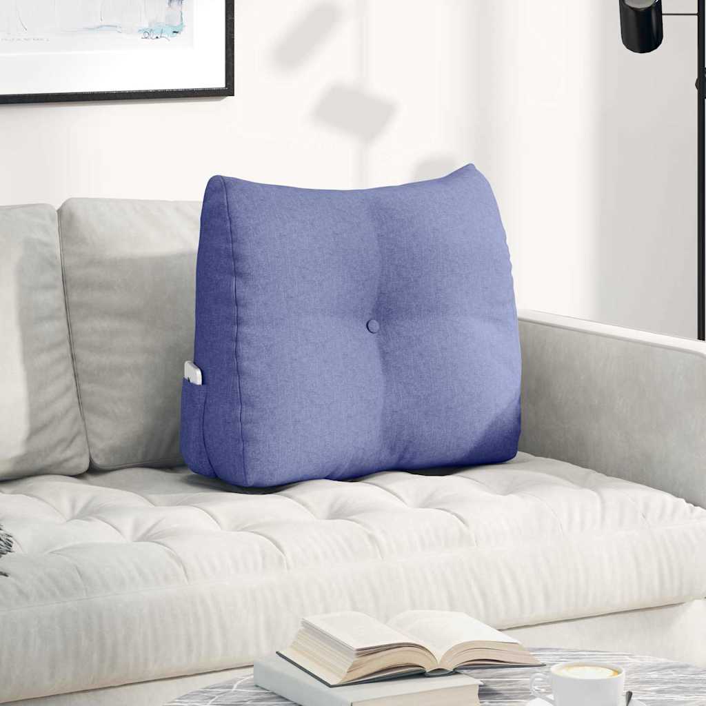 vidaXL Back Cushion Light Grey 45 x 24 x 50 cm Fabric