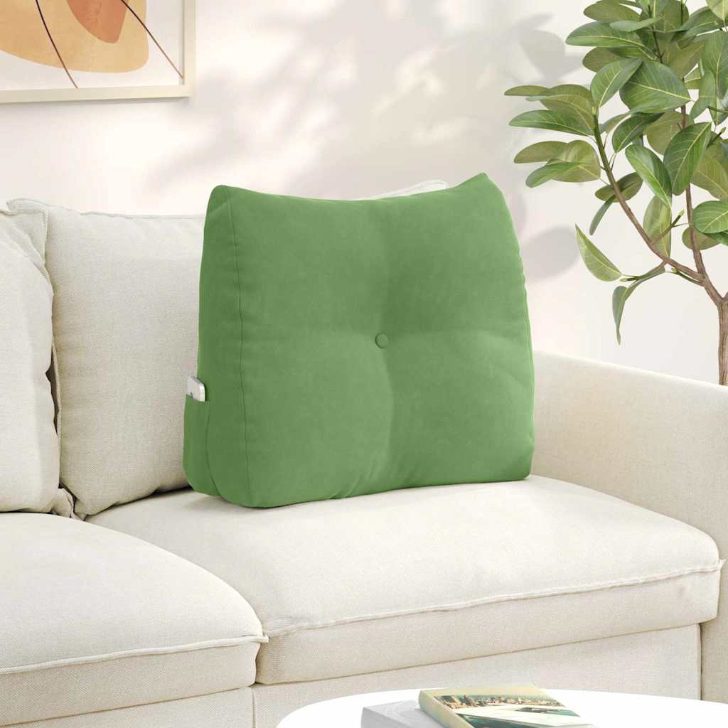 vidaXL Rugkussen Blauw 45 x 24 x 50 cm Fluweel