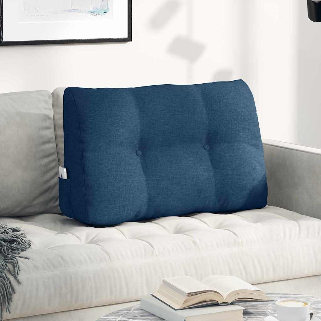 vidaXL Back Cushion Light Grey 45 x 24 x 50 cm Fabric