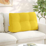 vidaXL Back Cushion Light Grey 45 x 24 x 50 cm Fabric