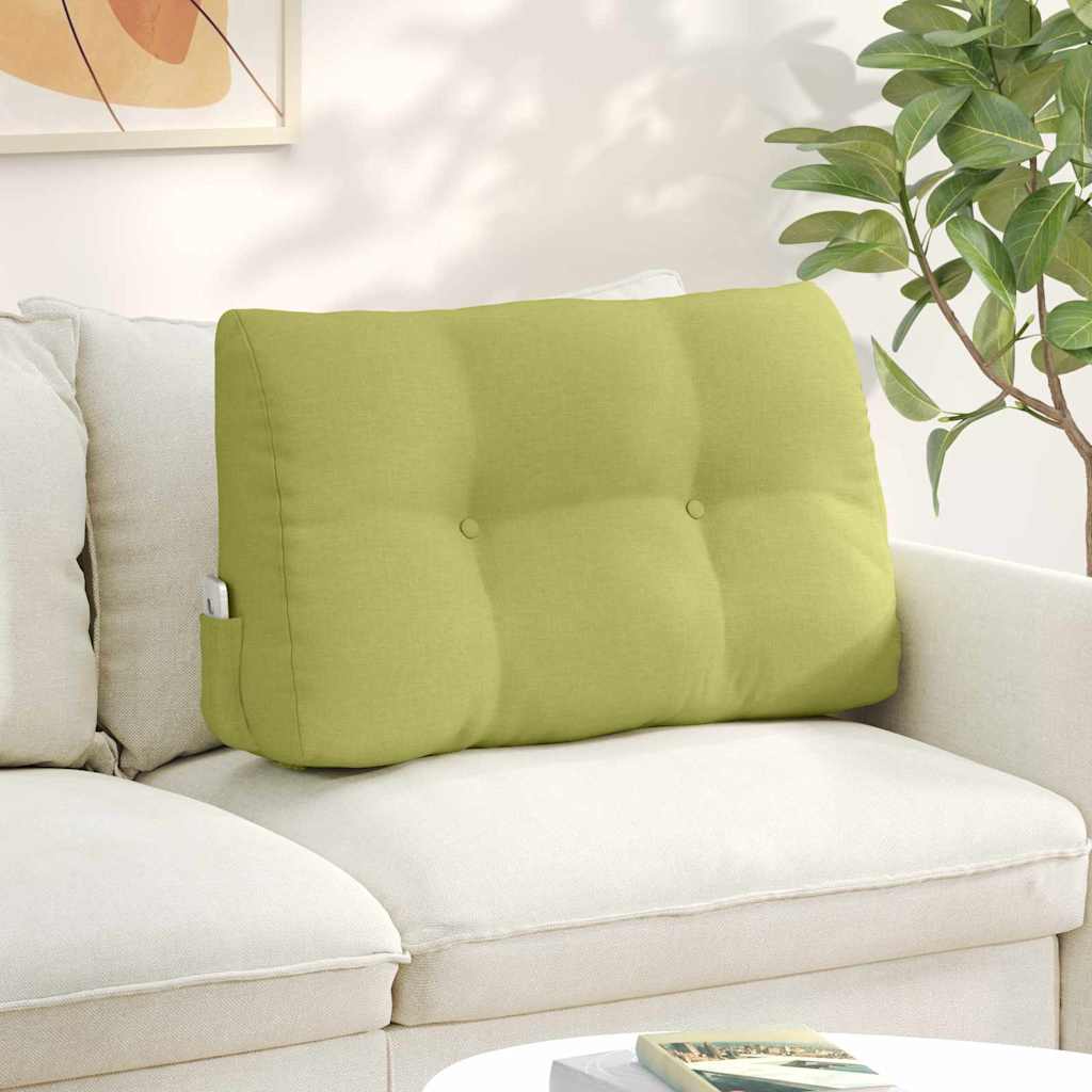 vidaXL Back Cushion Light Grey 45 x 24 x 50 cm Fabric