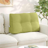 vidaXL Back Cushion Light Grey 45 x 24 x 50 cm Fabric