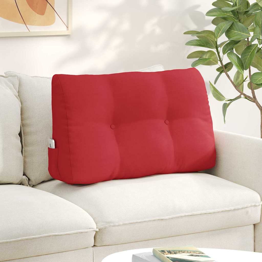 vidaXL Back Cushion Light Grey 45 x 24 x 50 cm Fabric