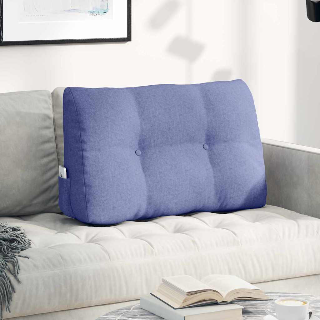 vidaXL Back Cushion Light Grey 45 x 24 x 50 cm Fabric