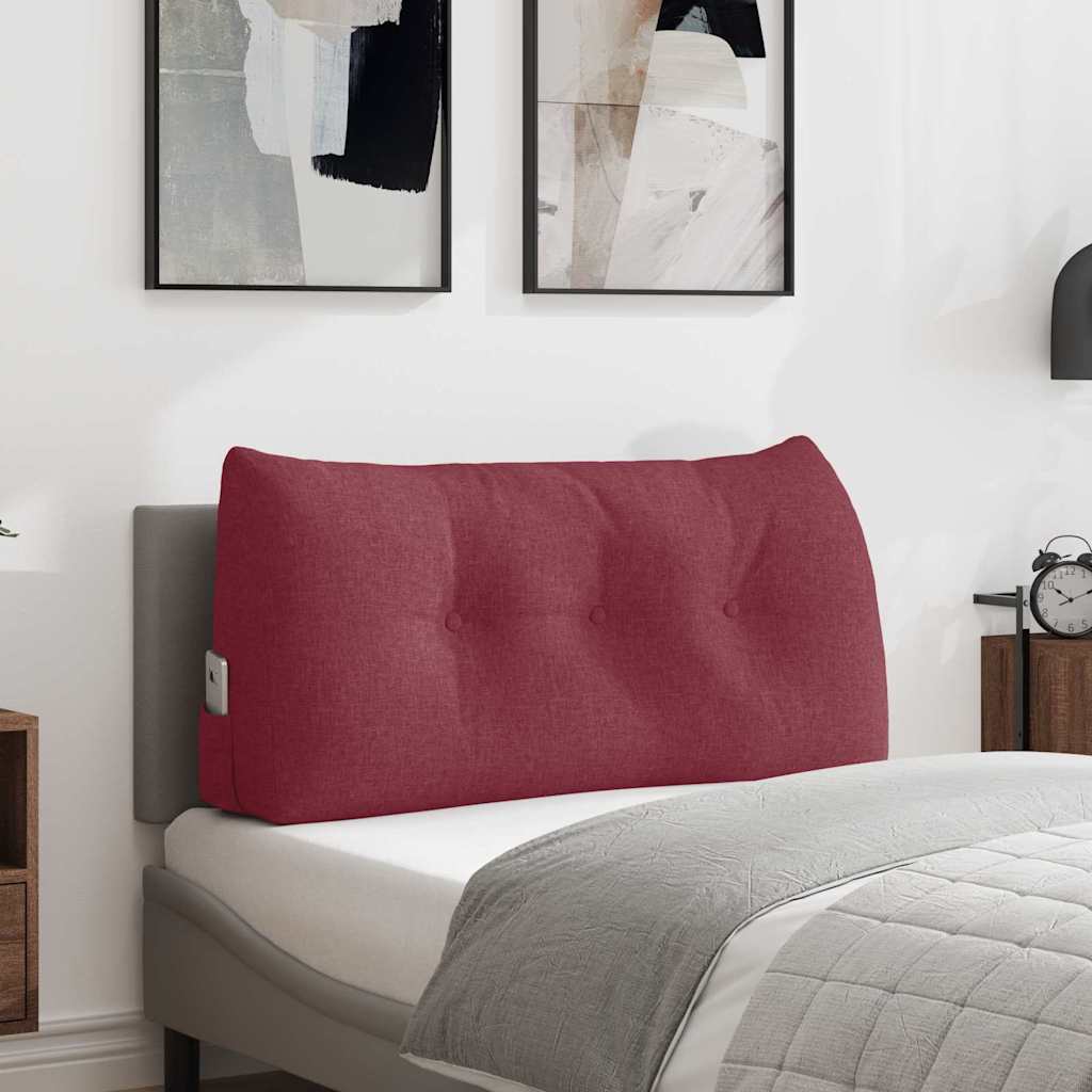 vidaXL Back Cushion Light Grey 45 x 24 x 50 cm Fabric