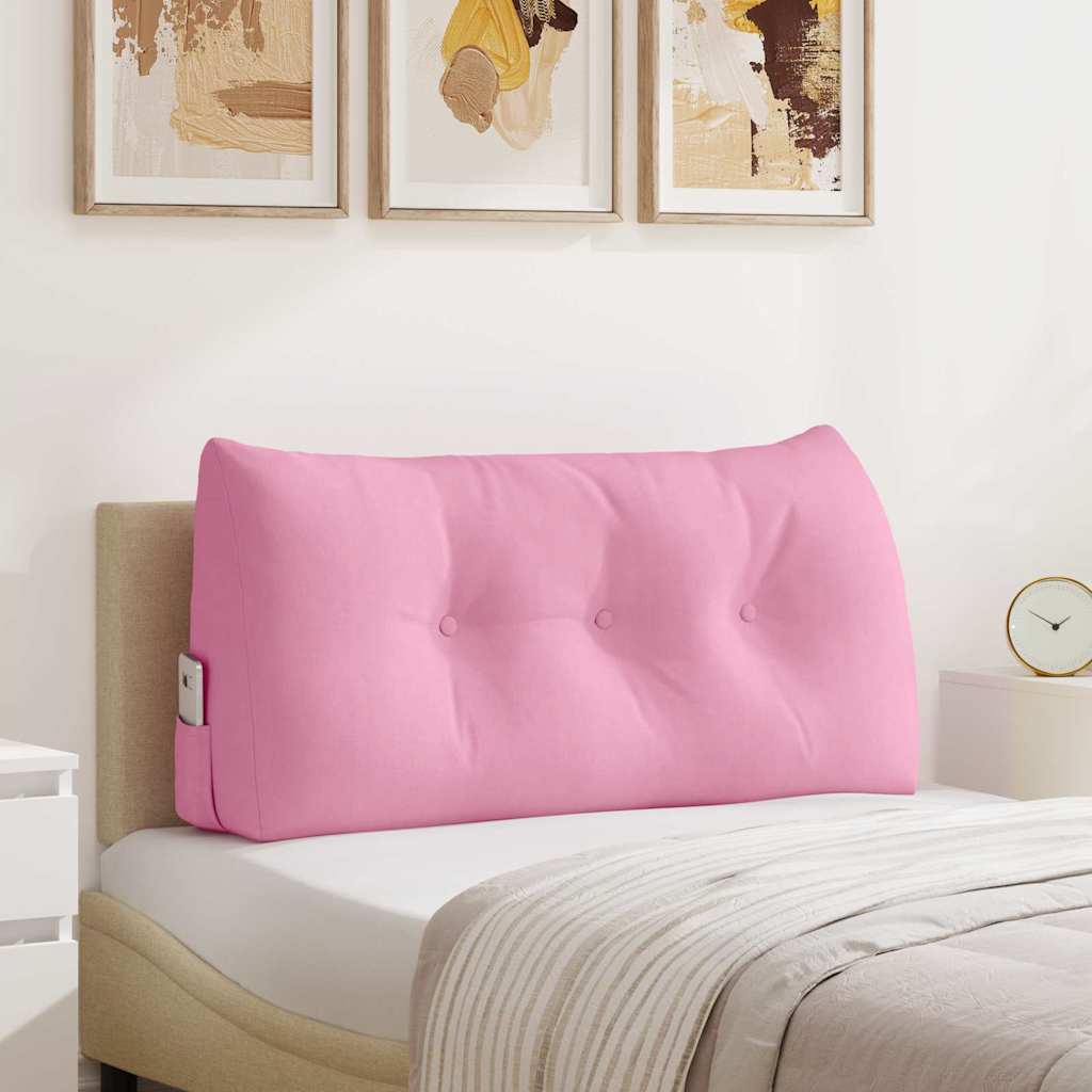 vidaXL Back Cushion Light Grey 45 x 24 x 50 cm Fabric
