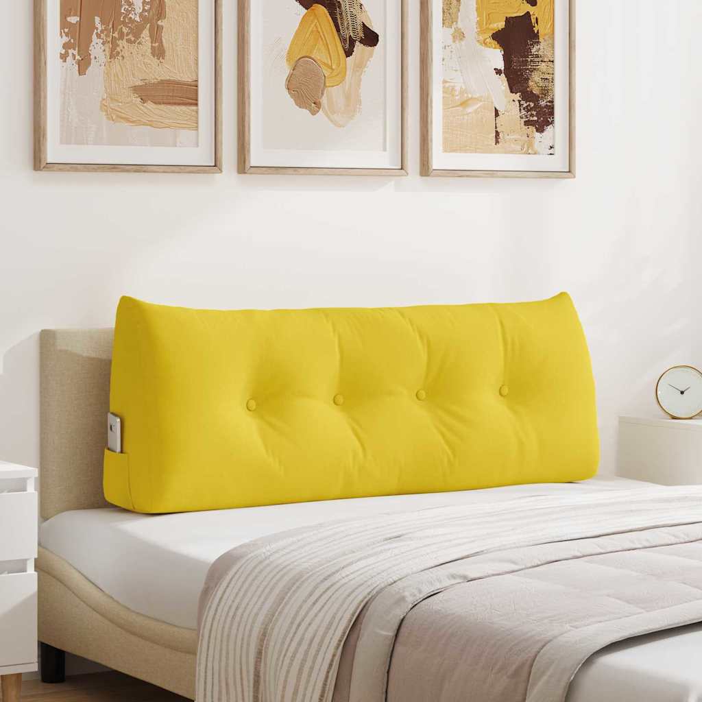 vidaXL Back Cushion Light Grey 45 x 24 x 50 cm Fabric