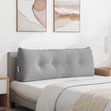 vidaXL Back Cushion Light Grey 45 x 24 x 50 cm Fabric