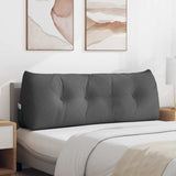 vidaXL Back Cushion Light Grey 45 x 24 x 50 cm Fabric