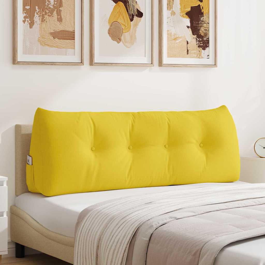 vidaXL Back Cushion Light Grey 45 x 24 x 50 cm Fabric