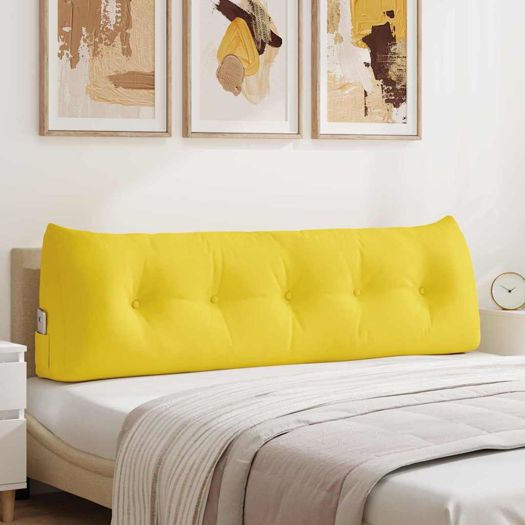 vidaXL Back Cushion Light Grey 45 x 24 x 50 cm Fabric