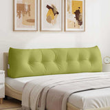 vidaXL Back Cushion Light Grey 45 x 24 x 50 cm Fabric