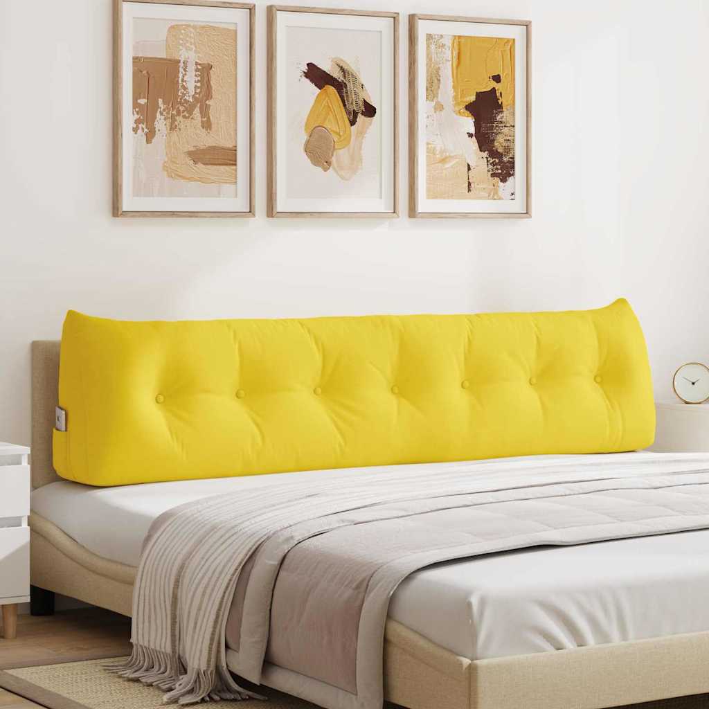 vidaXL Back Cushion Light Grey 45 x 24 x 50 cm Fabric