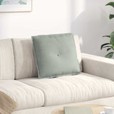 vidaXL Rugkussen Blauw 50 x 45 cm Corduroy stof