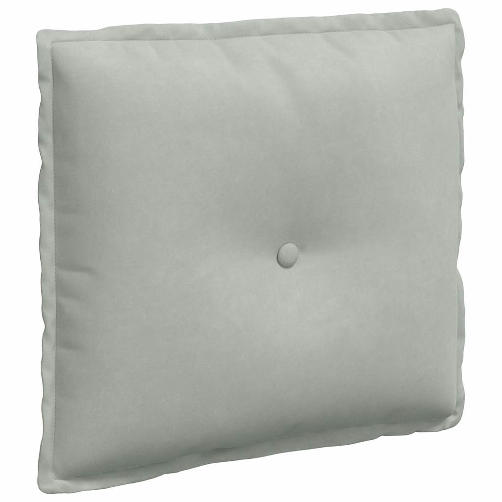 vidaXL Rugkussen Blauw 50 x 45 cm Corduroy stof