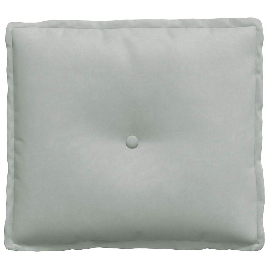 vidaXL Rugkussen Blauw 50 x 45 cm Corduroy stof