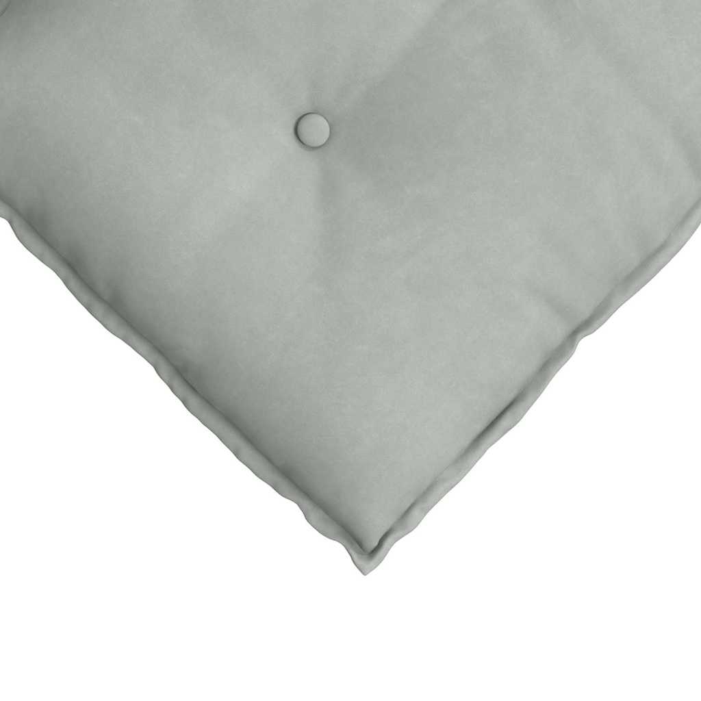 vidaXL Rugkussen Blauw 50 x 45 cm Corduroy stof