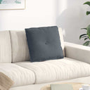 vidaXL Rugkussen Blauw 50 x 45 cm Corduroy stof