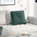 vidaXL Rugkussen Blauw 50 x 45 cm Corduroy stof