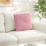 vidaXL Rugkussen Blauw 50 x 45 cm Corduroy stof