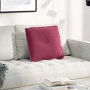 vidaXL Rugkussen Blauw 50 x 45 cm Corduroy stof