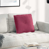 vidaXL Rugkussen Blauw 50 x 45 cm Corduroy stof