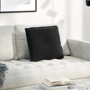 vidaXL Rugkussen Blauw 50 x 45 cm Corduroy stof