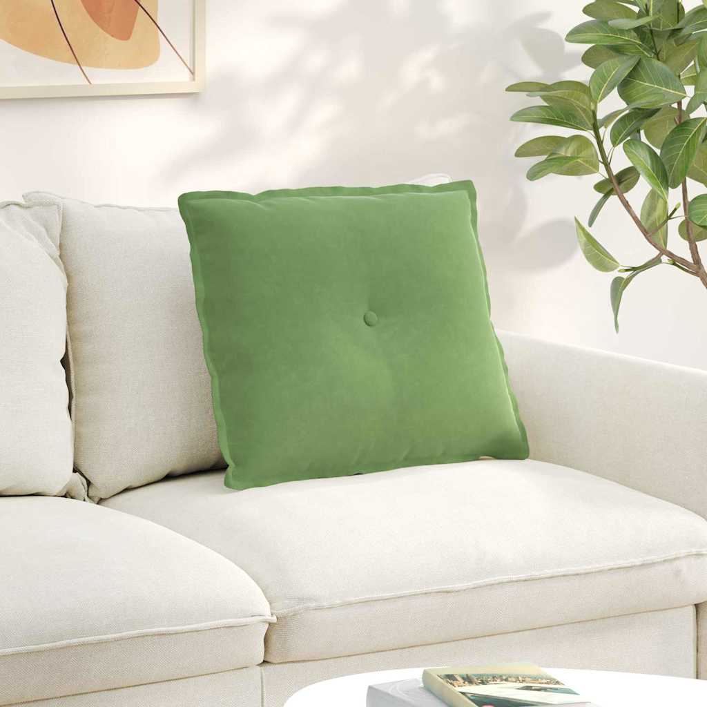 vidaXL Rugkussen Blauw 50 x 45 cm Corduroy stof