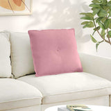 vidaXL Rugkussen Blauw 50 x 45 cm Corduroy stof