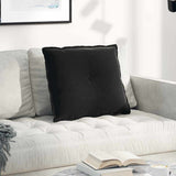 vidaXL Rugkussen Blauw 50 x 45 cm Corduroy stof