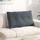 vidaXL Rugkussen Blauw 50 x 45 cm Corduroy stof